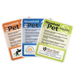 Household Pet Hazards Decal