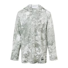 Huk Youth Pursuit Mossy Oak Printed Hooded Long Sleeve T-