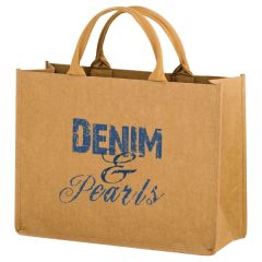 Hurricane - Washable Kraft Paper Fabric Tote Bag - Screen