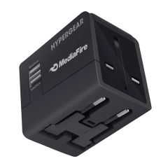 Hypergear All-In-One World Travel Adapter - Black