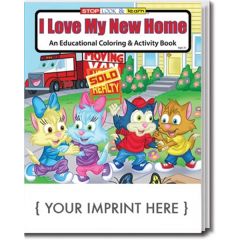 I Love My New Home Coloring Book