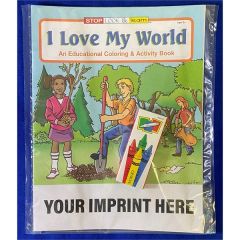 I Love My World Coloring And Activity Book Fun Pack