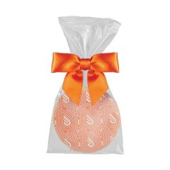 Iced Shortbread Cookie In Bow Bag