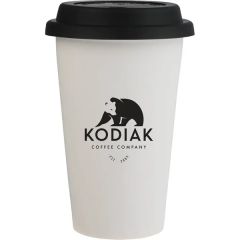 I'm Not A Paper Cup 10 Oz Ceramic Tumbler W/ Lid