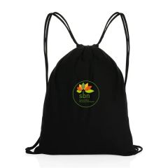Impact Aware Recycled Cotton Drawstring Backpack 145g