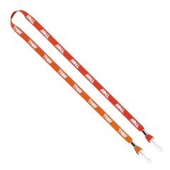 Import Rush 1/2 Inch Dye-Sublimated 2-Ended Lanyard With Crimps