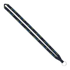 Import Rush 1/2 Inch Dye-Sublimated Lanyard With Sewn Ring