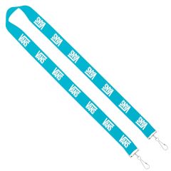 Import Rush 1 Inch Polyester Sewn 2-Ended Lanyard