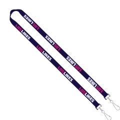 Import Rush 5/8 Inch Dye-Sublimated Sewn 2-Ended Lanyard