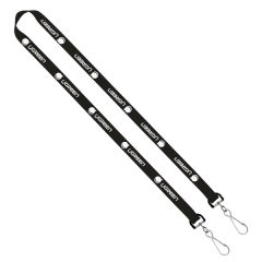 Import Rush 5/8 Inch Polyester Sewn 2-Ended Lanyard