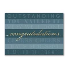 Impressive Job Congratulations Card