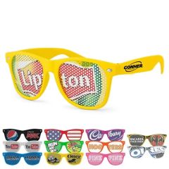 Imprintable Mirrored Classic Sunglasses