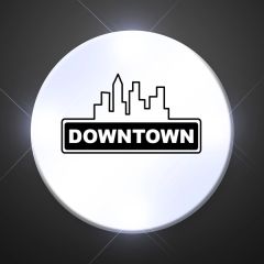 Imprintable Stock Flashing Circle Pins