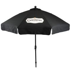 In Stock 9 Ft Market Umbrella With Crank & Fiberglass Ribs