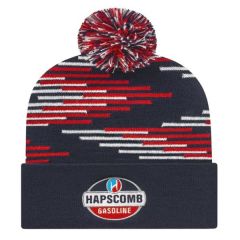 Bar Knit Cap With Cuff