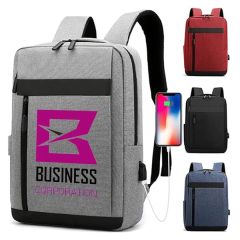 In Stock Custom USB Charging Business Laptop Backpack