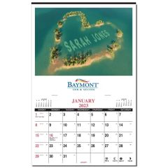 In-The-Image Personalized Wall Calendar - Single Photo