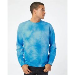 Independent Trading Co. Unisex Midweight Tie-Dyed Crewnec