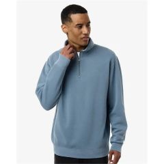 Independent Trading Co. Unisex Pigment-Dyed Quarter-Zip P