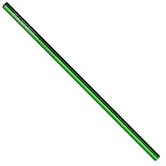 Individually Sold In Green Straight Stainless Steel Straws