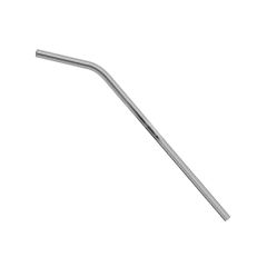 Individually Sold In Silver Bent Stainless Steel Straws