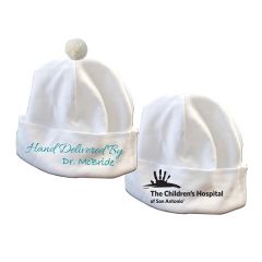 Infant Knit Cap W/ Pom