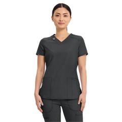 Infinity - Women's 2 Pocket Princess Seams V-Neck Top