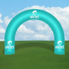 Inflatable Arch - Curved W/ Painted Logo