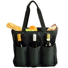 Insulated Cooler Tote With 6 External Pocket