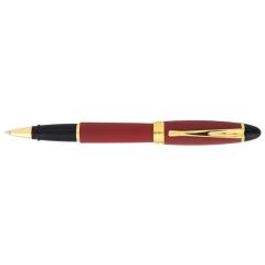 Ipsilon Satin Burgundy Rollerball Rose Gold Trim