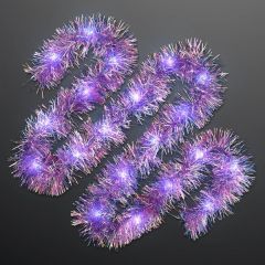 Iridescent Tinsel Boa And Craft Light, 6.5 Ft