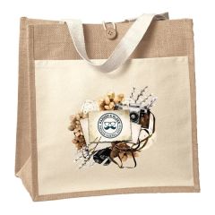 Izzy- Jute Tote - Colorvista