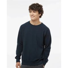 J. America Men's Ripple Fleece Raglan Crewneck Sweatshirt
