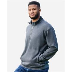 J. America Unisex Electric Fleece Quarter-Zip Sweatshirt