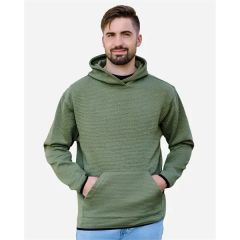 J. America Unisex Pebble Fleece Hooded Pullover