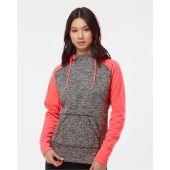 J. America Women's Colorblocked Cosmic Fleece Hooded Swea