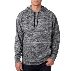 J America Adult Cosmic Poly Fleece Hooded Sweatshirt