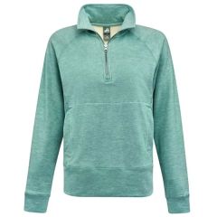 J America Ladies' Electric Fleece Quarter-Zip