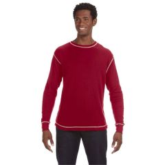 J America Men's Vintage Long-Sleeve Thermal T-Shirt