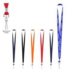 J-Hooked Polyester-Made Lanyard