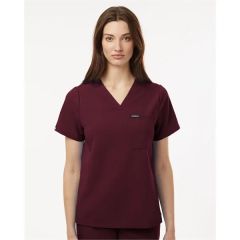 Jaanuu Women's Rhena Essential 1-Pocket Scrub V-Neck Top