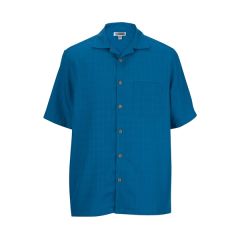 Jacquard Batiste Camp Shirt - Short Sleeve