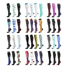 Jacquard Sports Compression Stockings