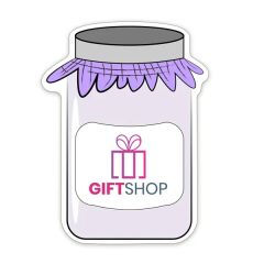 Jar Shaped Notekeeper Magnet 35 MIL
