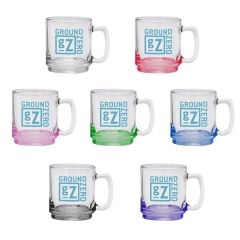 Java 9 Oz Glass Coffee Mug