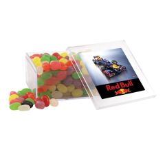 Jelly Beans In A Clear Acrylic Large Box