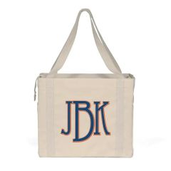 Jeremy - Deluxe Canvas Zipper-Close Tote - Colorvista