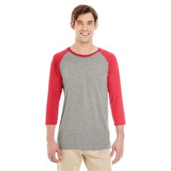 Jerzees Adult Tri-Blend Baseball Raglan