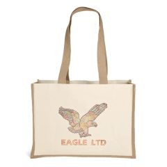 Josephine- Natural Tote - Sparkle