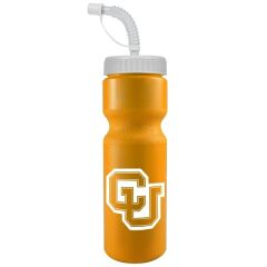 Journey 28 Oz Bike Bottle W/ Straw Cap Colors